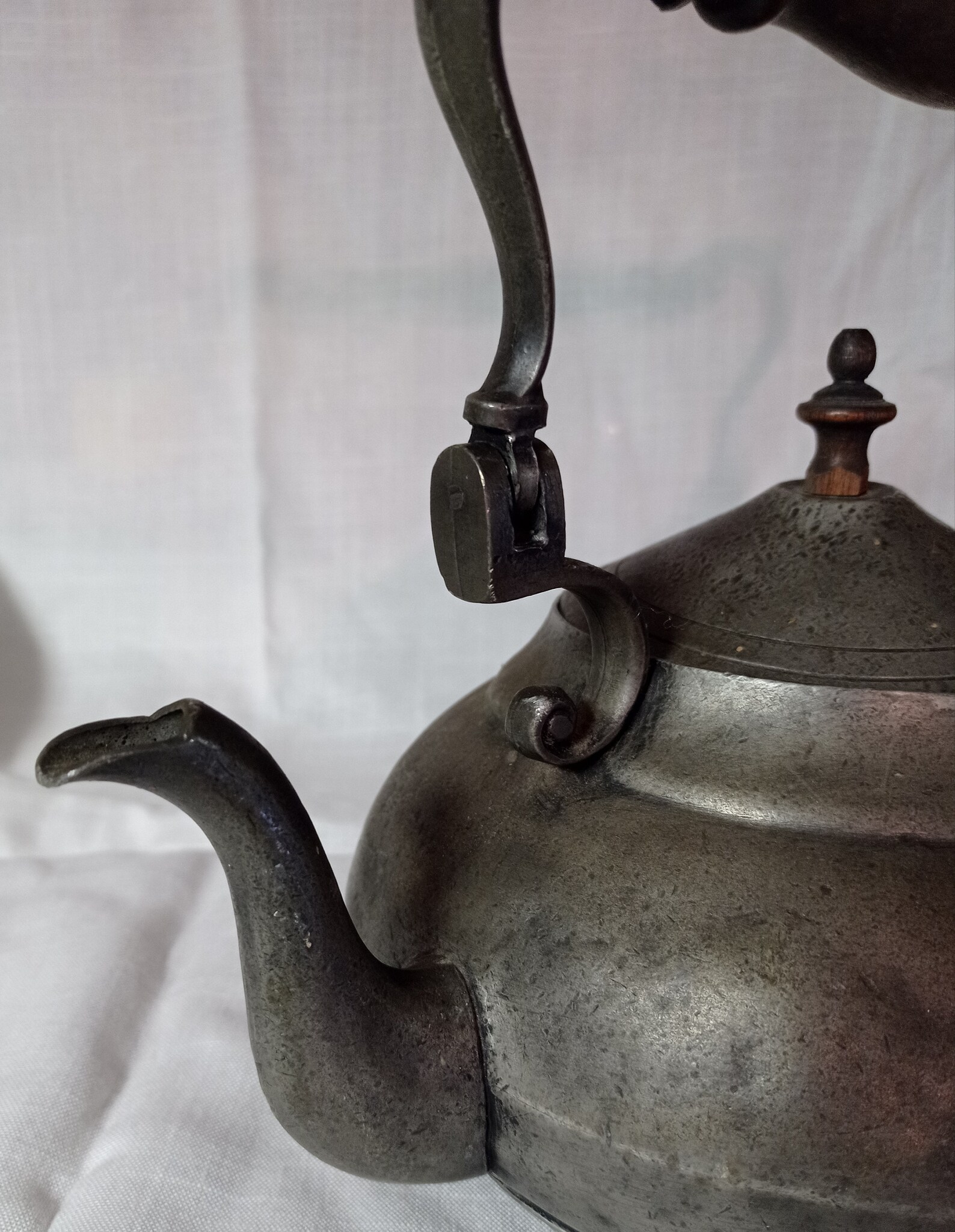 RESERVED Antique Teapot Stamped Block Zinn 1820 Etsy