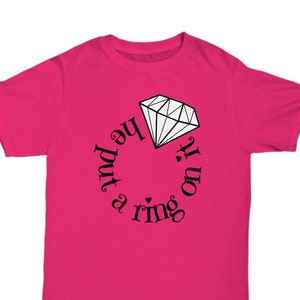  He Put A Ring On It T-Shirt : Clothing, Shoes & Jewelry