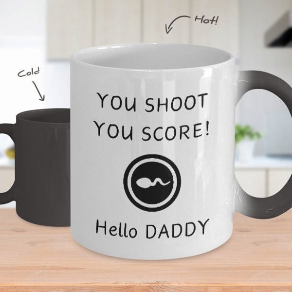 Tell Husband I'm Pregnant Gift, Hello Daddy Gift Mug, Baby Daddy Reveal Mug, Announce Pregnancy To Husband Boyfriend Surprise Gift, New Dad