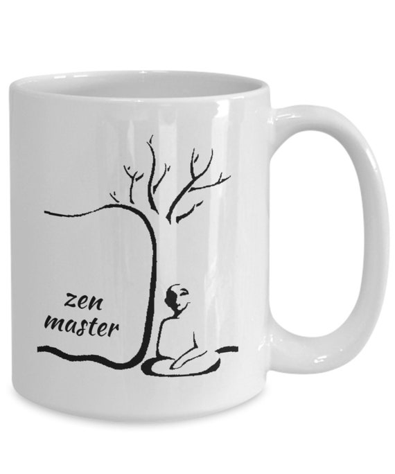 Zen Master Mug Coffee or Tea Cup Meditation Gifts for Women Etsy UK