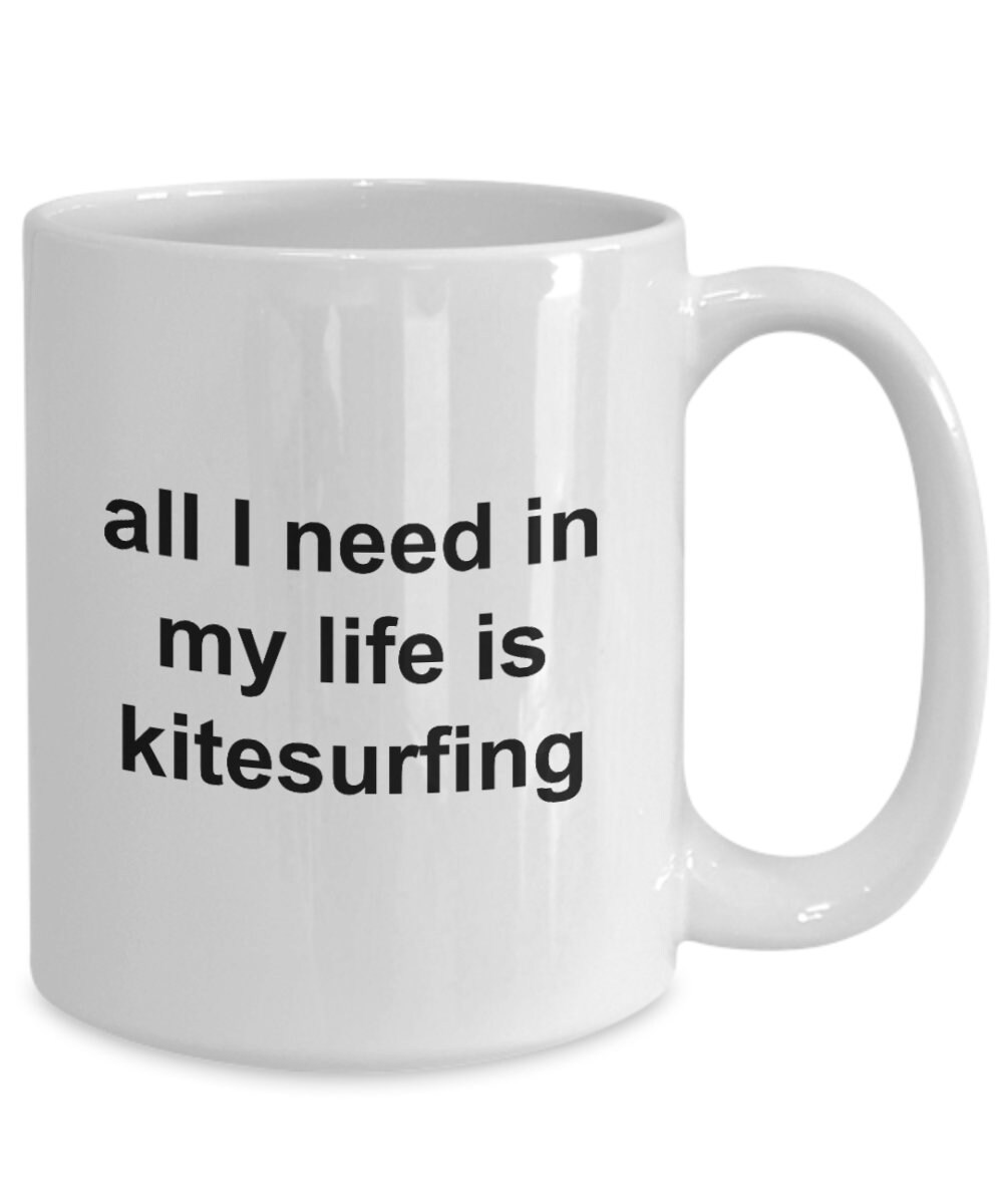 Kitesurfer Mug, Surfer Coffee Cup, Kitesurfing Gifts for Kitesurfer