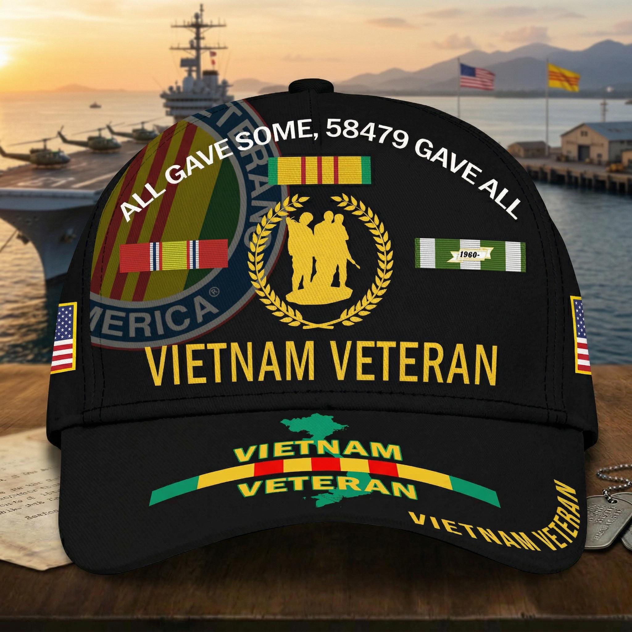 Sagome Di Soldati Che Salutano E Nastro Della Campagna Del Vietnam Gm1477708197 506176590