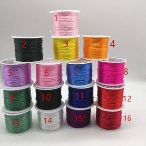 Strong & Stretchy Crystal String Elastic Thread Beading Bracelet Cord Size  0.8mm