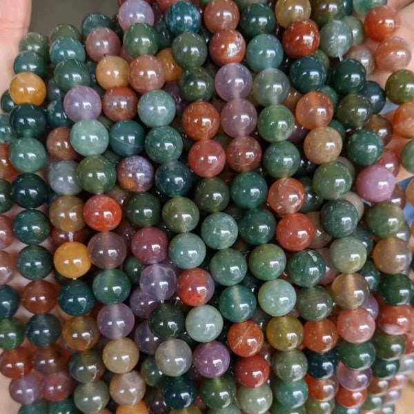 Natural Fancy Jasper Round Smooth beads,4mm--10mm Gemstone Round Loose Beads 15"strand Jewelry Suppliers