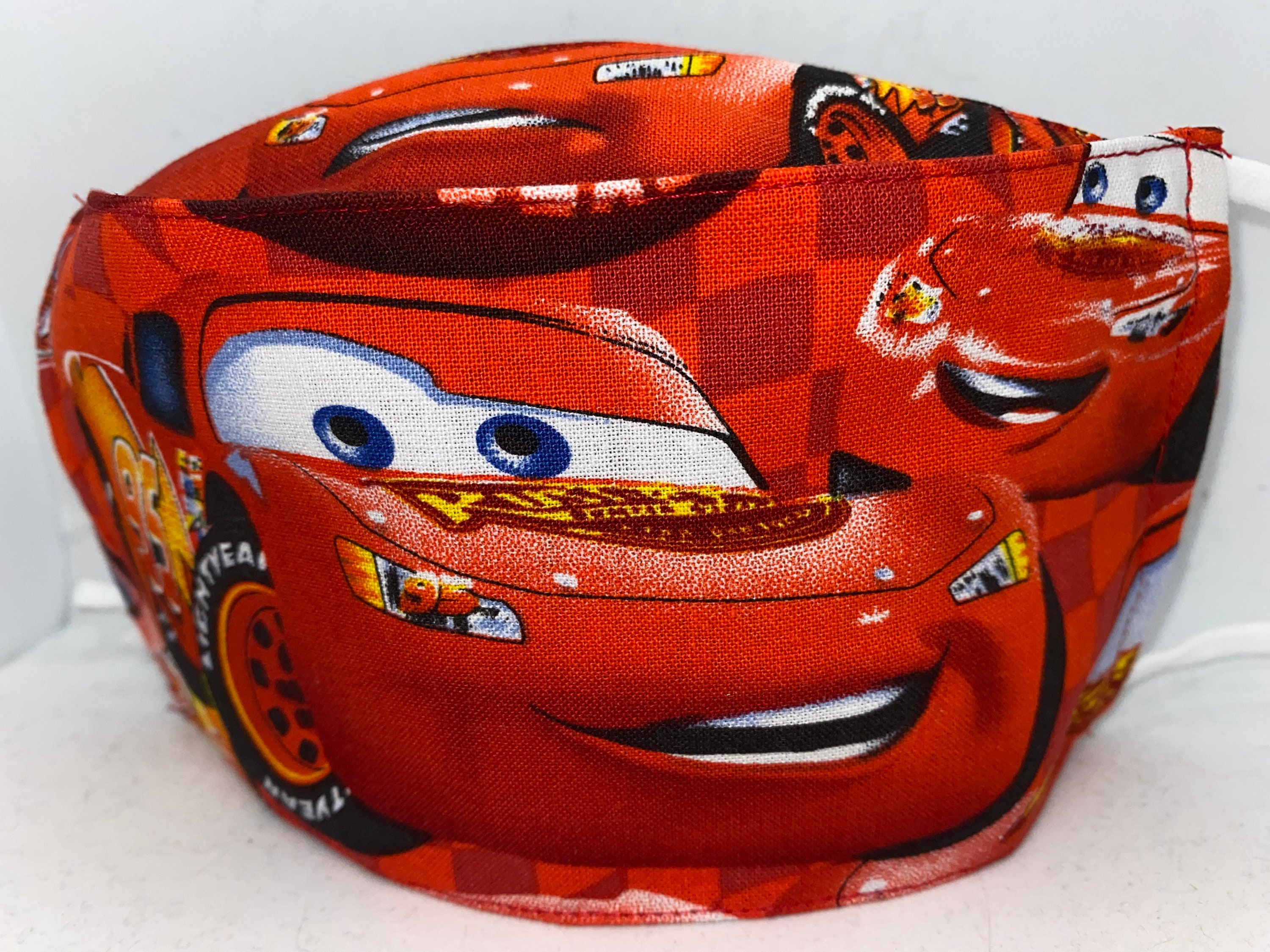 Lightning McQueen 3D Mask Cars 3D Mask Etsy