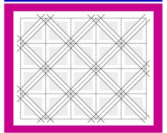 Half Square Triangle Template: Sew HSTs in Bulk (Digital Download)