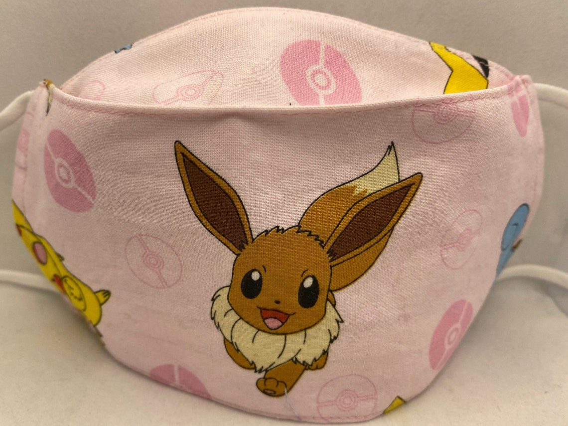 Pokemon Eevee 3D Mask | Etsy