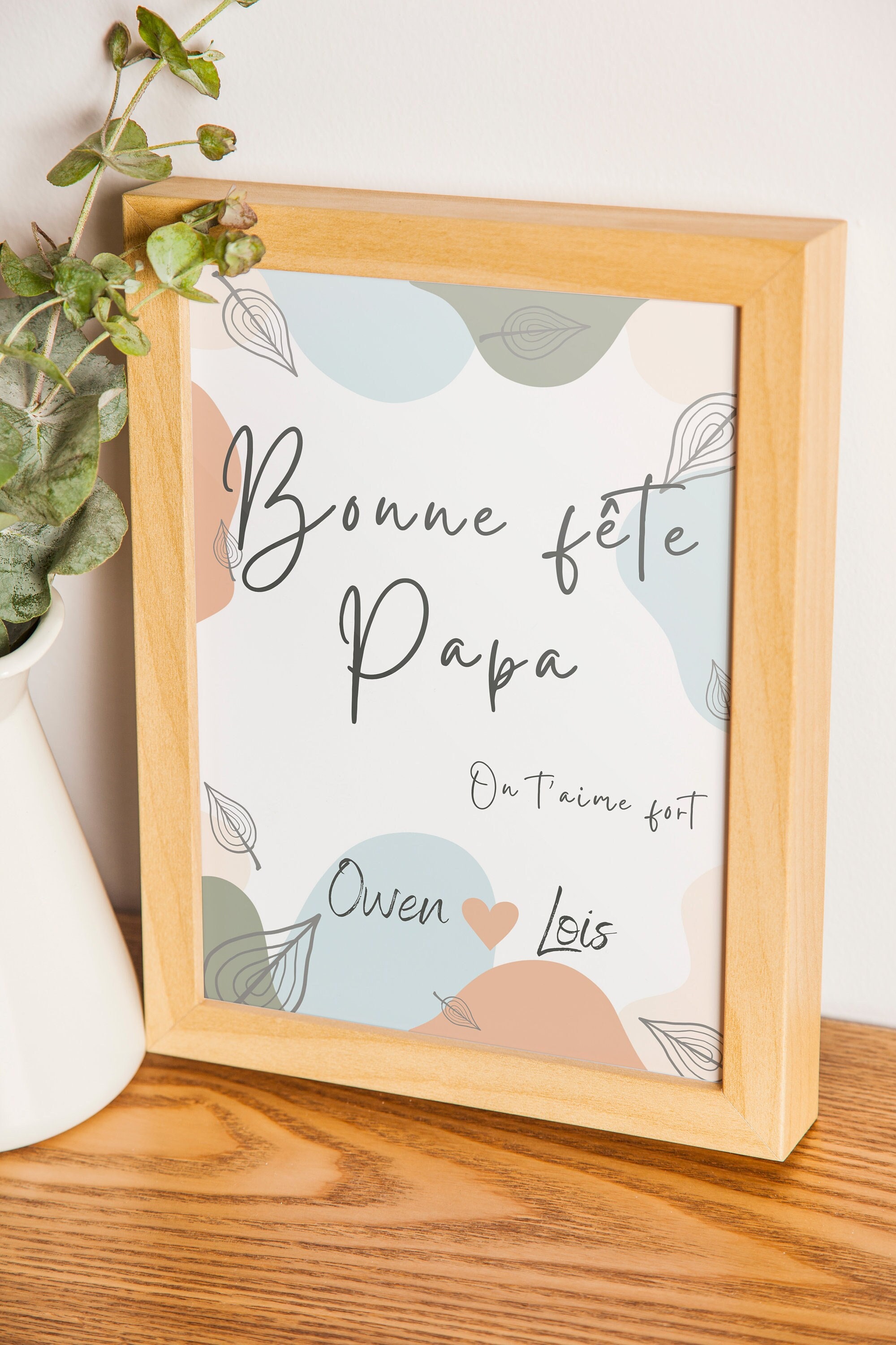 Plaque Décorative En Bois Papa Dansant - Cadeau Original Pour Papa, Grand-père - NEUF