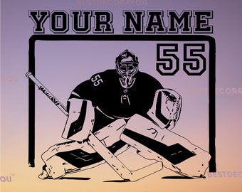 Hockey Goalie Decal,Hockey Goalie Gift Ideas,Hockey Goalie Mom Gift,Hockey Gifts for Goalie Mom,Hockey Goalie Car Decal,Hockey Car Decals