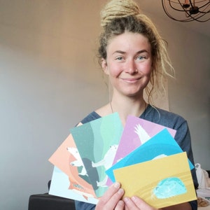 Cartes postales animaux arctiques