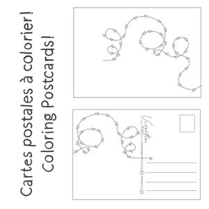 Coloring Postcards Coloring Pages