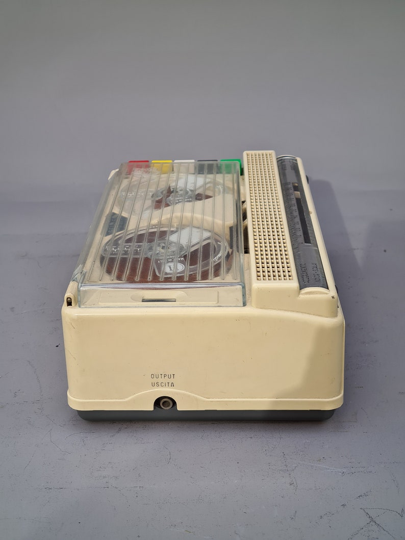 Grabadora de cinta de carrete a carrete Vintage Geloso G257 Dispositivo de audio italiano retro de 1961 Excelente estado imagen 5