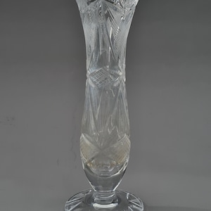 Handmade Glass Vase – Unique Home Decor Piece - Excellent Condition - Glass vase centerpiece decor