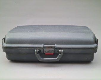 One of Two Vintage Dark Gray Samsonite Suitcase With Combination