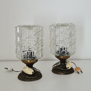 Two Functional Table Lamps from the 1980s