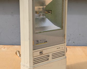 Philips UVA Lamp HP 3134/B – Vintage Sun Lamp, Made in Holland, Home Appliance Device from 1970