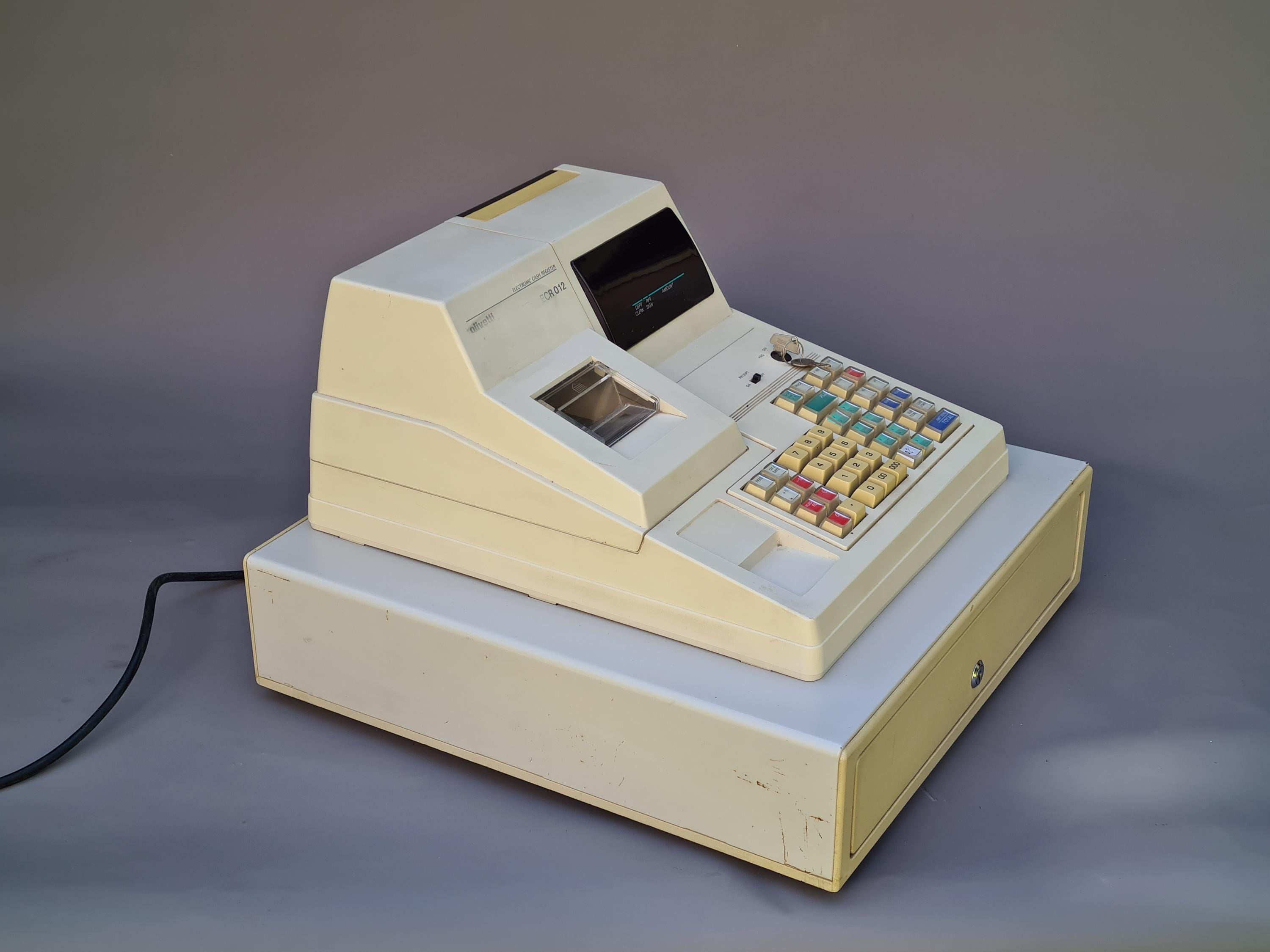 Electronic Cash Register Olivetti ECR 012, Rare - Etsy Finland