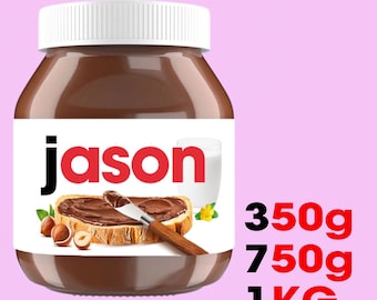 Barattolo di Nutella personalizzato