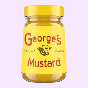 Personalised Colman&#39;s Mustard Jar