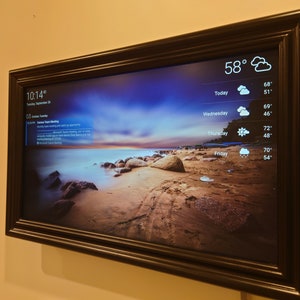 Digital Wall Display and Calendar  - Smart Screen (Flatline Frame)
