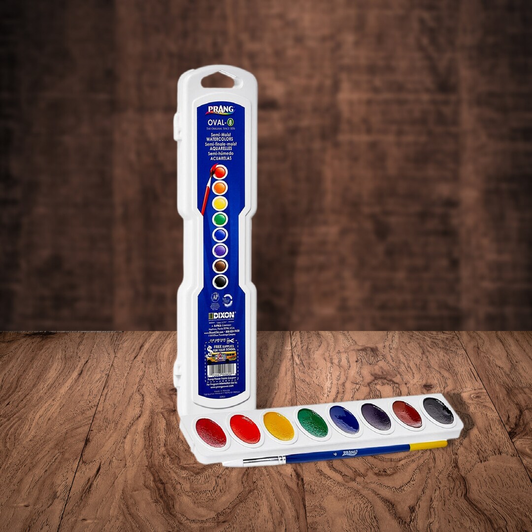 Prang Watercolor Set 8 Oval Pan Paint Set for Kids or Etsy