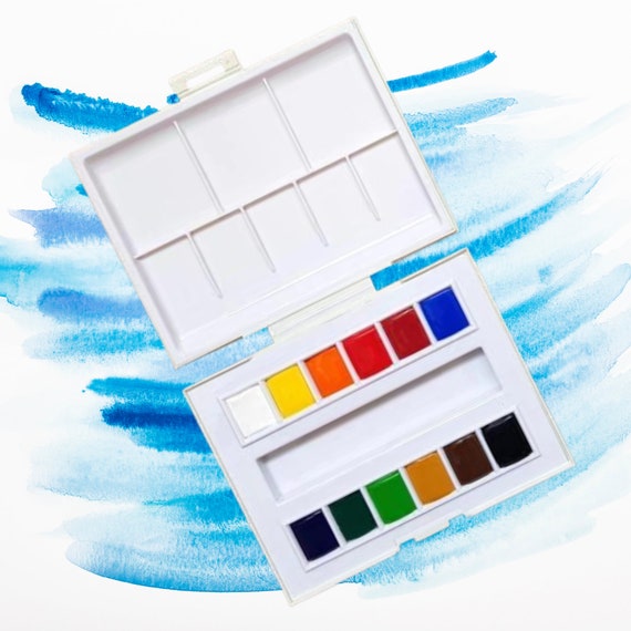 Sennelier La Petite Aquarelle Watercolor Set, 12-Color Half Pan