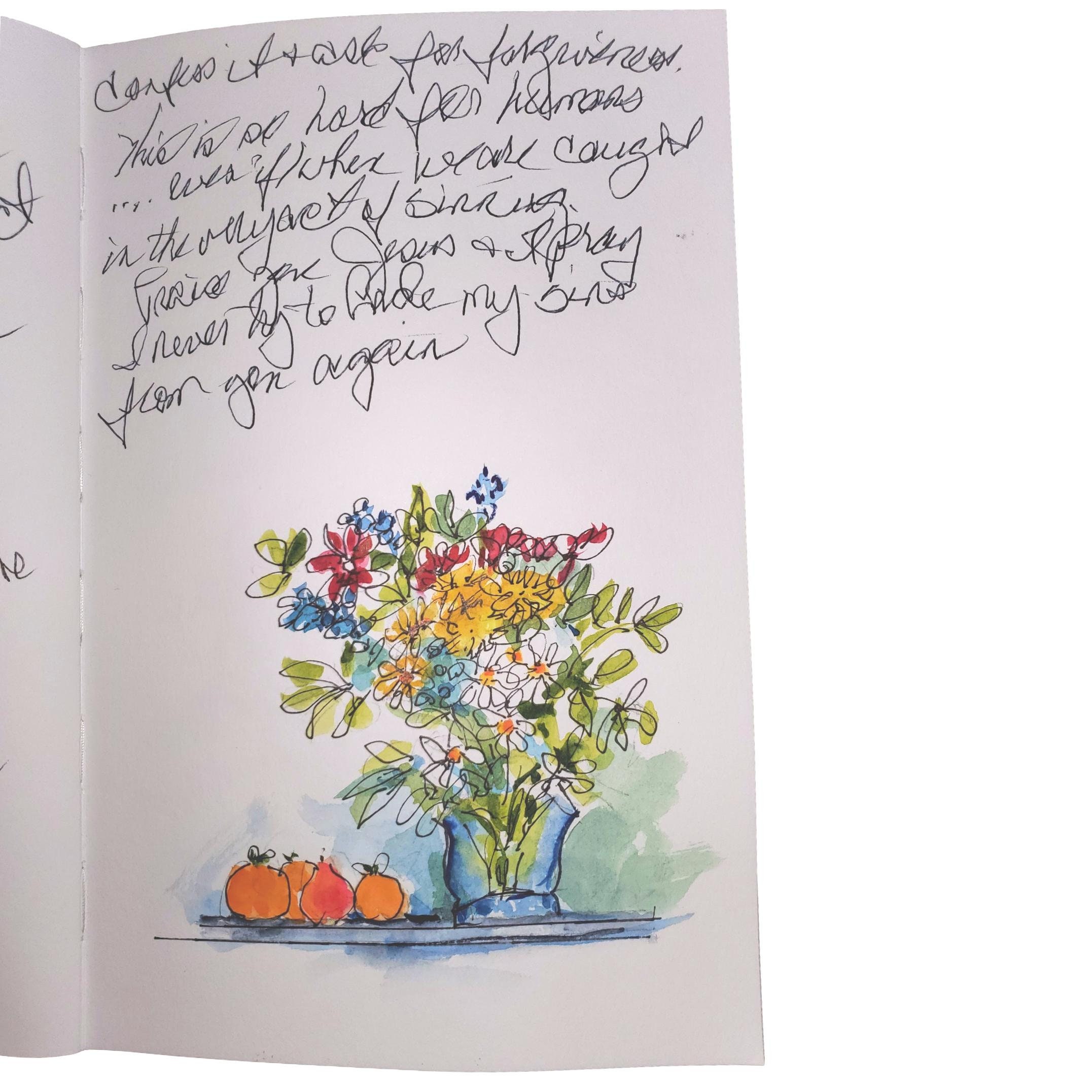 Fabriano Venezia Hardcover Sketchbookwatercolor Journal48 Etsy