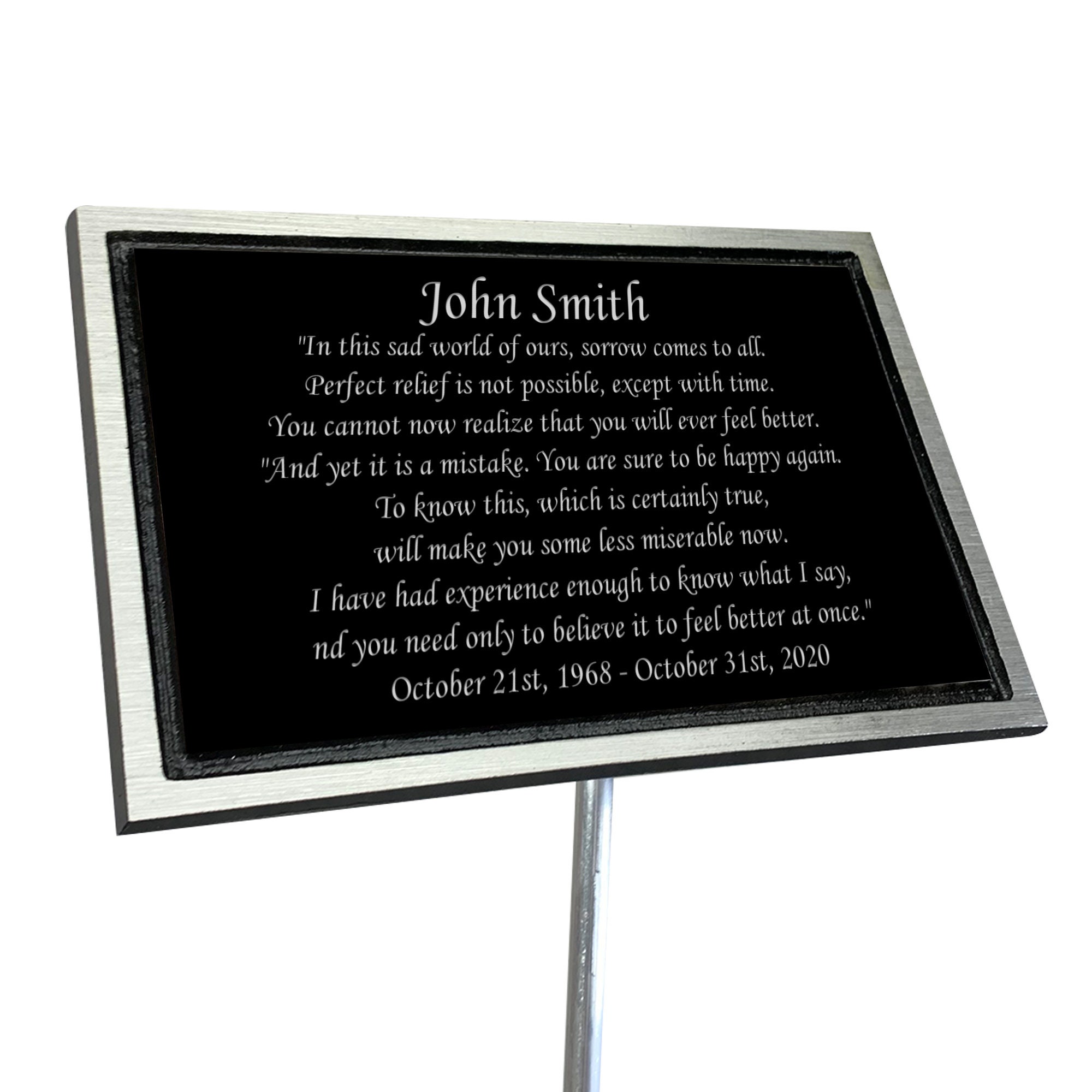 Plaque Commémorative,