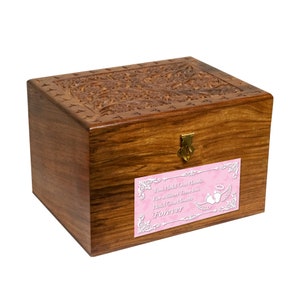Personalized Miscarry Memorial Keepsake Box, Miscarry Box, Baby Loss Comfort Gift, Sympathy Gift