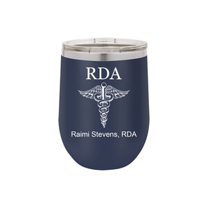 Personalized RDA Wine Tumbler: Engraved Stainless Steel Insulated Mug
