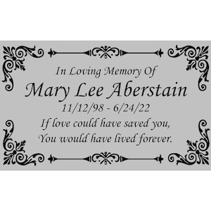 Beautifully Engraved Plaque, Plate, Name Plate in Black and Gold- Multiple Sizes and Colors