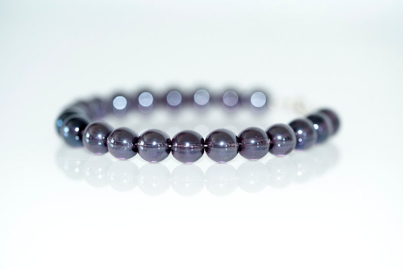 Grape Glass beaded bracelet