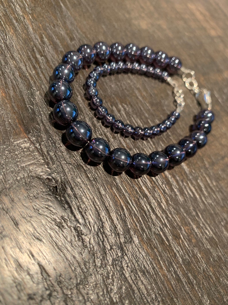 Grape Glass beaded bracelet