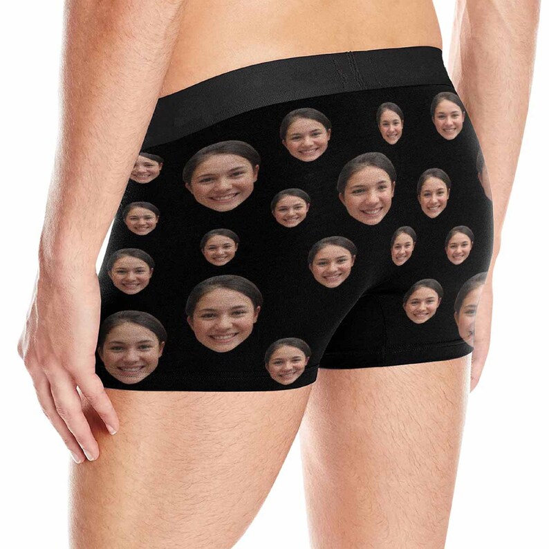 Custom Underwear for Men Personalized Face and Name Boxers Briefs Photo on Underpants Gifts for Valentine/'s Day Holidays