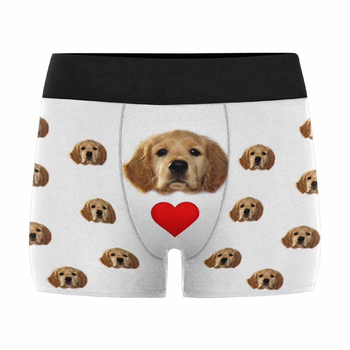 Custom Underwear for Men Personalized Pet Animal Dog Face Etsy UK
