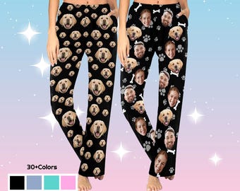 Custom Face Pajama Pants: Personalized Photo Trousers, Matching Family Sleepwear