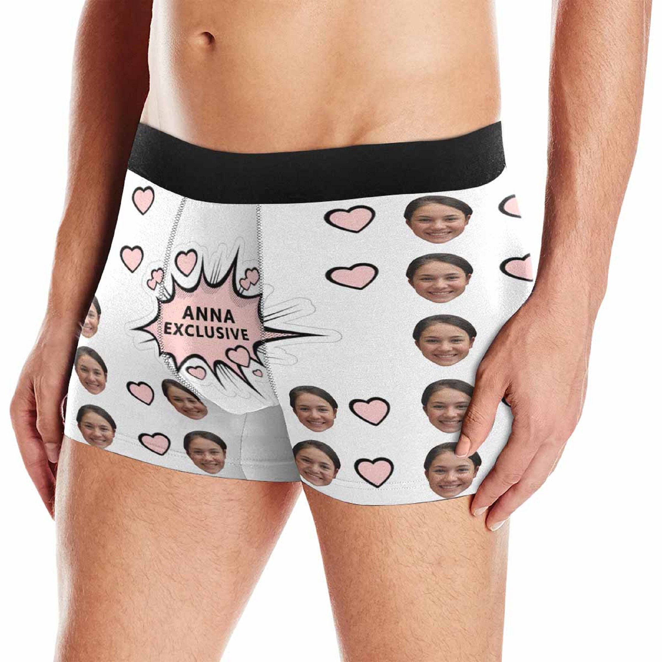 Custom Underwear for Men Personalized Face and Name Boxers Etsy