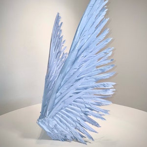 Sky Blue Angel Feather Wings