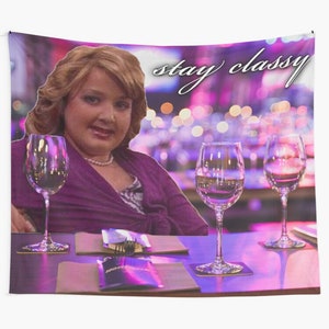 Girl Gibby At The Bar Stay Classy Tapestry, Girl Gibby Tapestry, Gibby Tapestry, Gibby Tapestries, Gibby Female Tapestry, Gibby Icarly