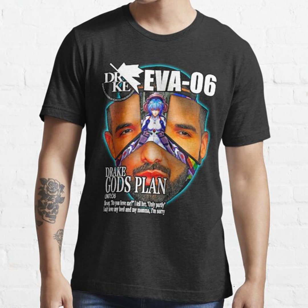 DRAKE EVANGELION Tshirt, Drake Evangelion Shirt, Neon Genesis Shirt