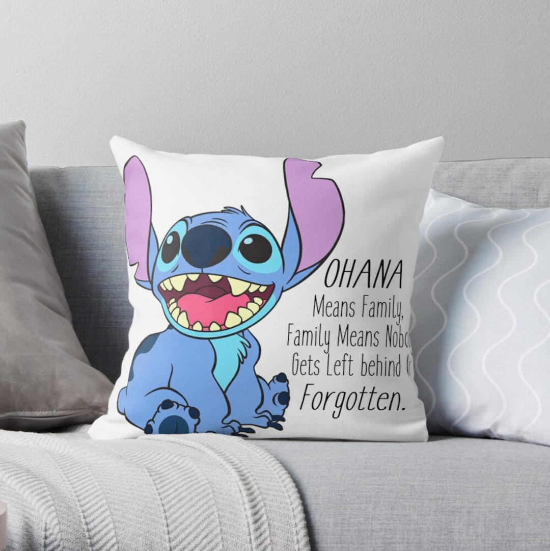 Lilo and Stitch Throw Pillow, Stitch Pillow Case, Stitch Pillow, Stitch