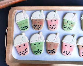 Boba Tea Cookies té de burbujas