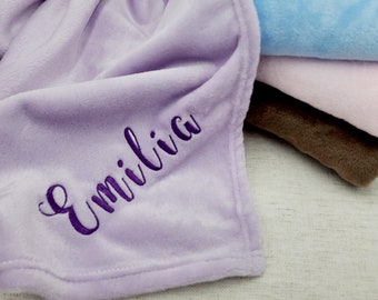 Manta de bebé personalizada /Manta de bebé personalizada con nombre /Regalo de baby shower