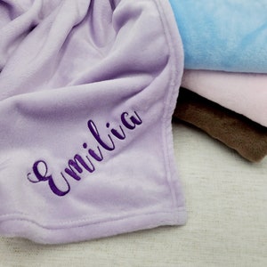 Personalized Baby Blanket /Custom Baby Blanket with Name /Baby Shower Gift image 1