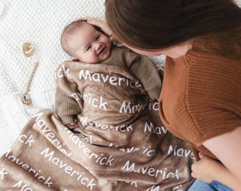 Personalized baby blanket, Baby shower gift, soft baby blanket, Baby newborn blanket, Baby Swaddle blanket, Custom name blanket, baby gift