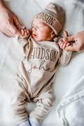 Baby Coming Home Outfit, Personalized Baby Gift, Custom Baby Apparel, Embroidered Name Outfit, Personalized Baby Clothing, newborn gift.