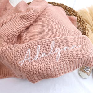 Baby Gift, Personalized Embroidered Baby Blanket, Monogrammed Newborn Baby Gift, Gift for Baby Shower, Newborn Baby Gift, Birthday Blanket