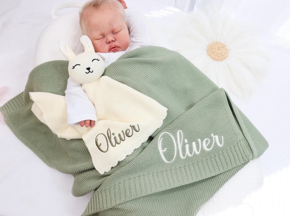Custom Gift Set 2 pcs for Baby, Custom Blanket/Toy, Baby gift blanket, Birthday gift, Baby girl gift, Baby boy gift, Baby shower Gift set.