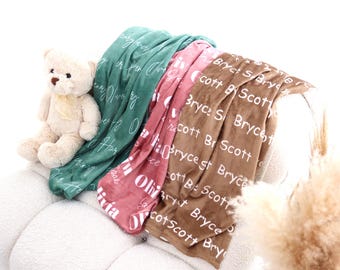 Personalized baby blanket, Baby shower gift, soft baby blanket, Baby newborn blanket, Baby Swaddle blanket, Custom name blanket, baby gift