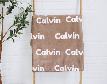 Personalized Baby Blanket, Soft Swaddle Blanket, Custom Newborn Blanket, Baby Shower Gift, Baby Gift Blanket